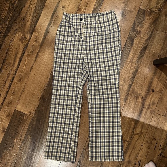SHEIN tartan straight leg pants - Picture 1 of 3